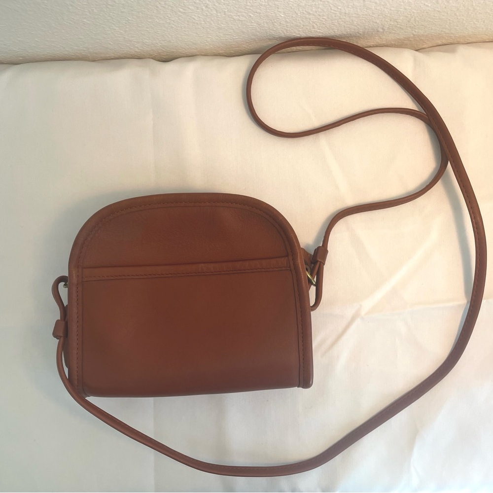 Vintage Coach Abbie Camel Brown Crossbody